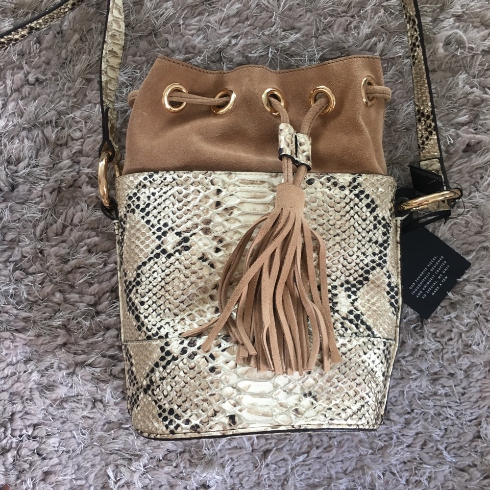 NWT $248 Banana Republic Limited Edition Snake Bag